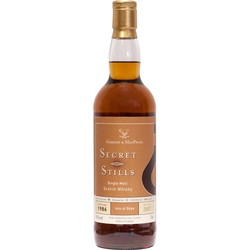 Secret Stills Isle of Skye Talisker 21 Year Old Gordon & MacPhail BTLD 2007 First Fill Sherry Single Malt Scotch Whisky