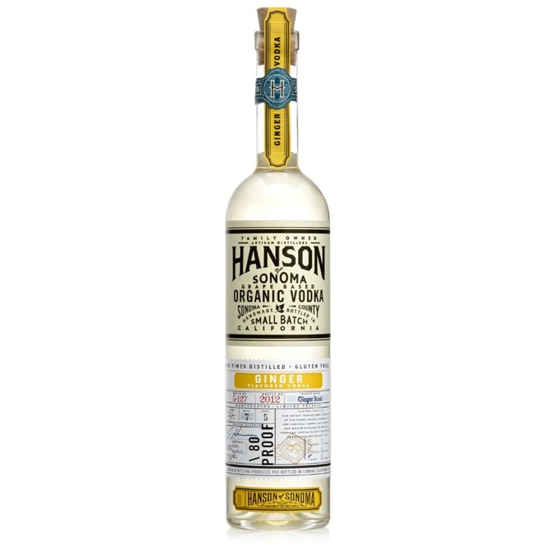 Hanson of Sonoma Organic Ginger Vodka