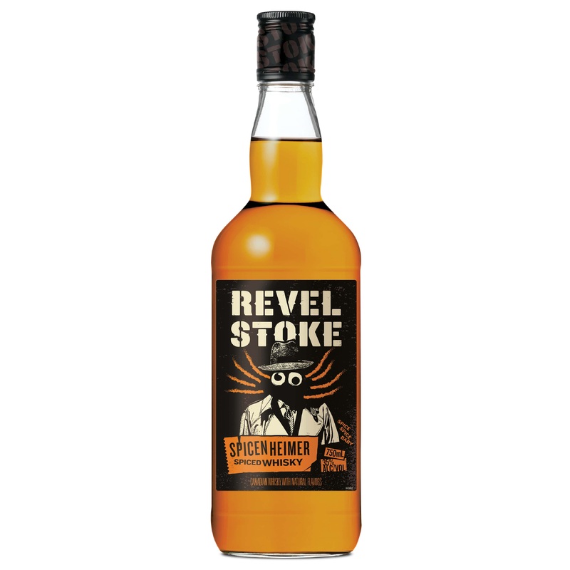 Revel Stoke Spicenheimer spiced Canadian Whisky