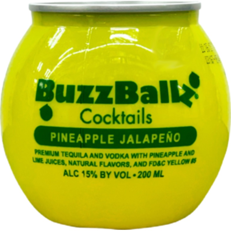 Buzzballz Pinapple Jalapeno Pre-Mixed Cocktail | 200ML