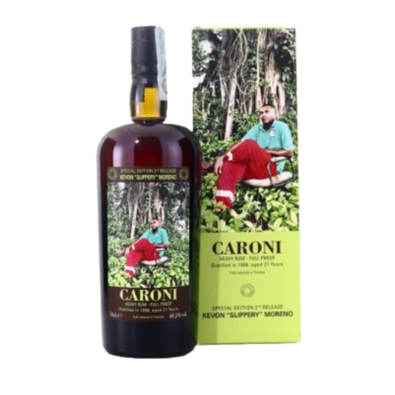 Caroni Employees Special Edition 2nd Release Kevon Slippery Moreno 1998 21 Year Old Heavy Rum | 700ML