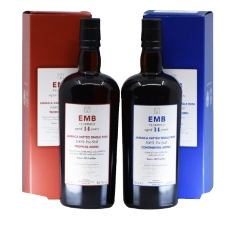 EMB Plummer 2005 14 Year Old Rum | (2*700ML) Bottle Bundle