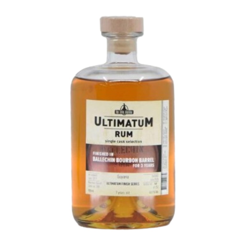 The Ultimatum Selection Ballechin Bourbon Barrel Finish 7 Year Old Guyana Rum | 700ML