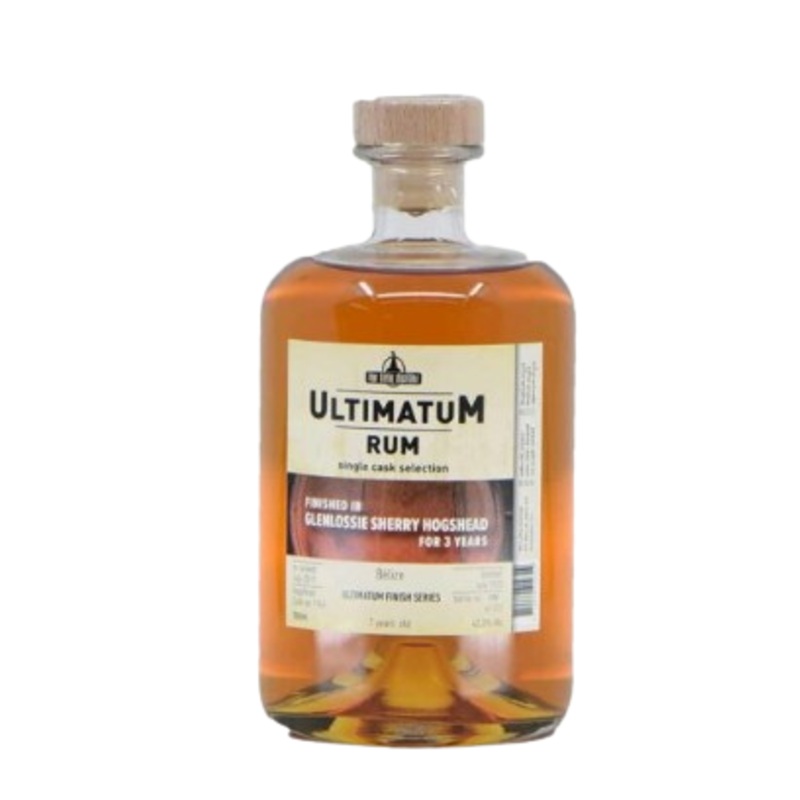 The Ultimatum Selection Glenlossie Sherry Finish 7 Year Old Belize Rum | 700ML