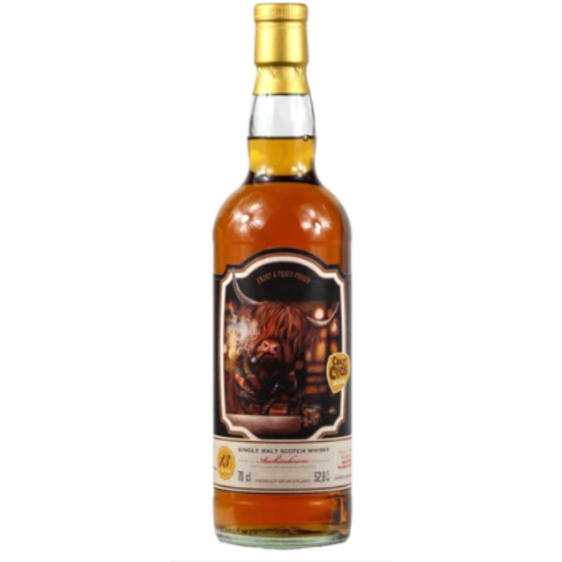 Auchinderom 13 Year Old Crazy Coos Collection 4 Peated Sauternes Cask #CM4 Single Malt Scotch Whisky | 700ML