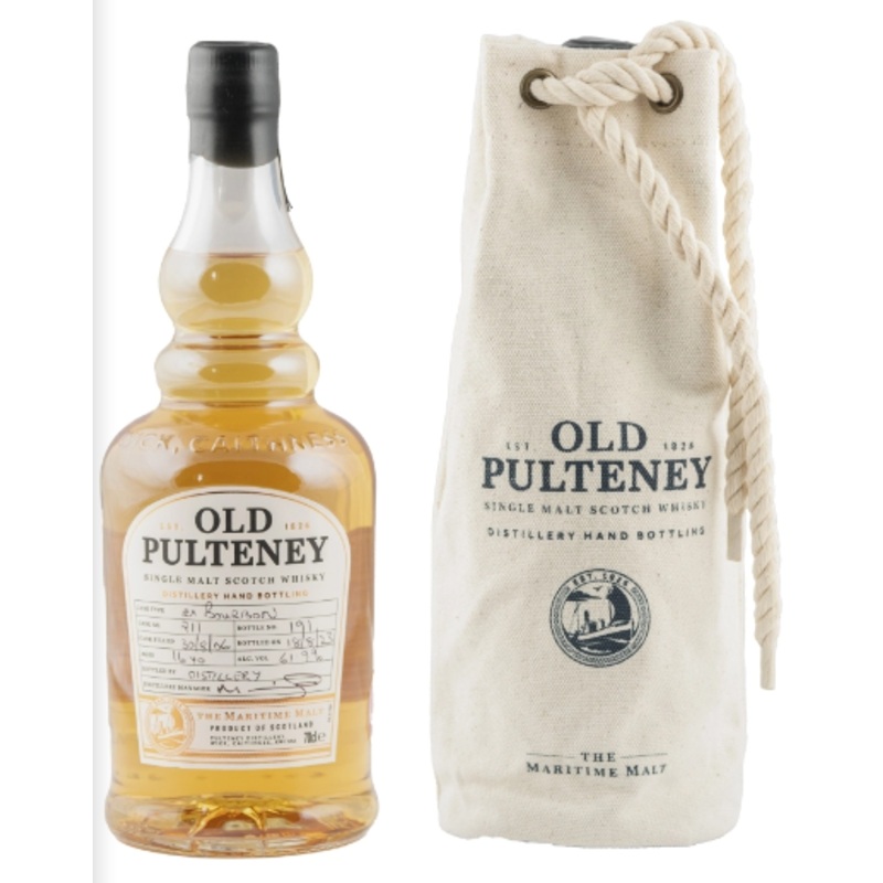 Old Pulteney Hand Filled Single Cask Ex Bourbon 2006 Cask #711 Single Malt Scotch Whisky | 700ML