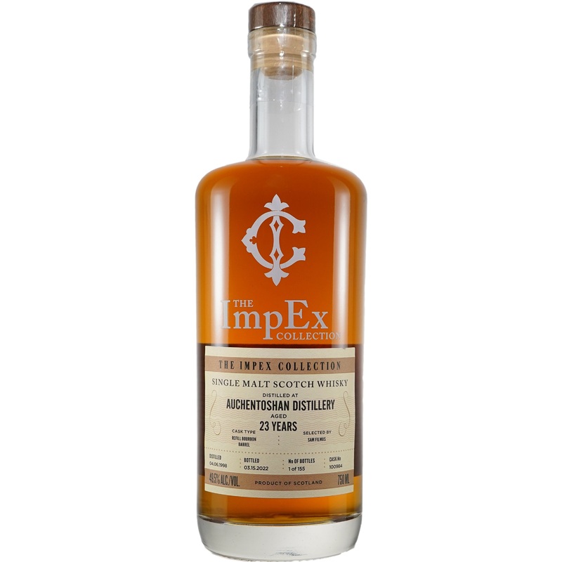 The Impex Collection Auchentoshan 23 Year Old Refill Bourbon Barrel # 100984 Scotch Whisky