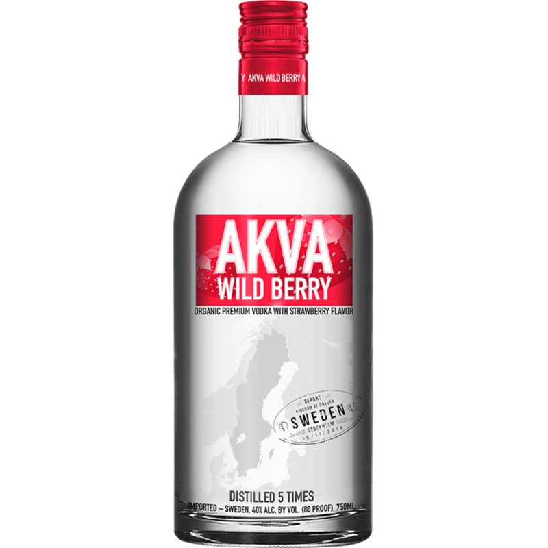 Akva Wild Berry Swedish Vodka