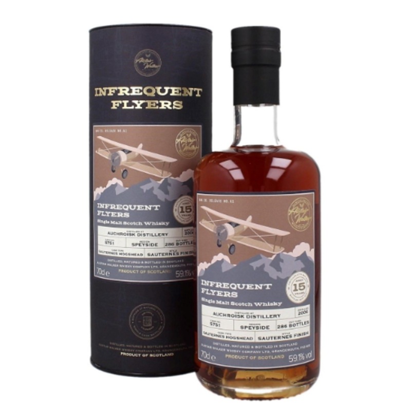 Auchroisk Infrequent Flyers Vintage 2006 15 Year Old Single Malt Scotch Whisky | 700ML