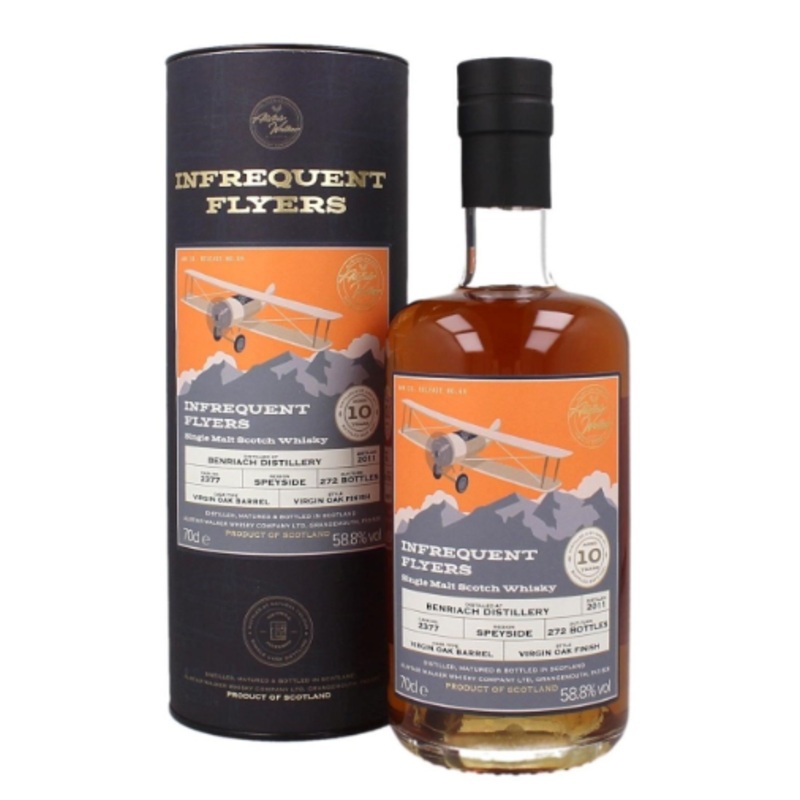 Benriach Infrequent Flyers Vintage 2011 10 Year Old Single Malt Scotch Whisky | 700ML