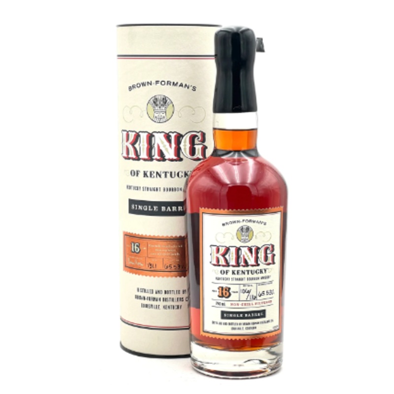 Brown Forman's King Of Kentucky Single Barrel 2023 Release Straight Bourbon Whisky
