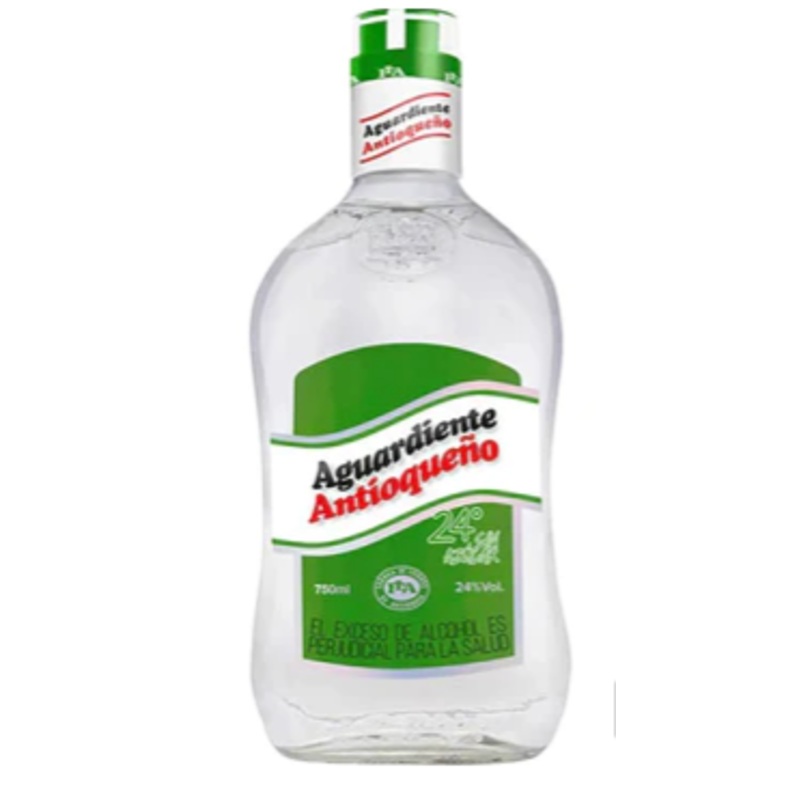 Antioqueno Aguardiente Verde Sin Azucar
