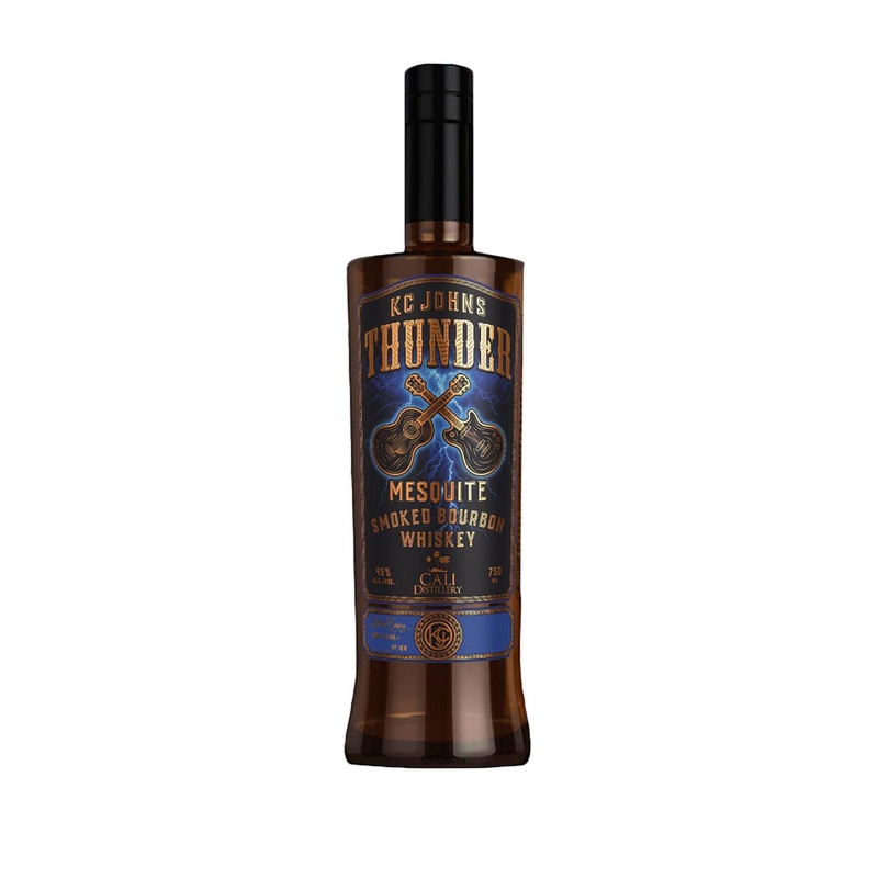 Cali Distillery KC Johns Thunder with Smoked Mesquite Bourbon Whiskey