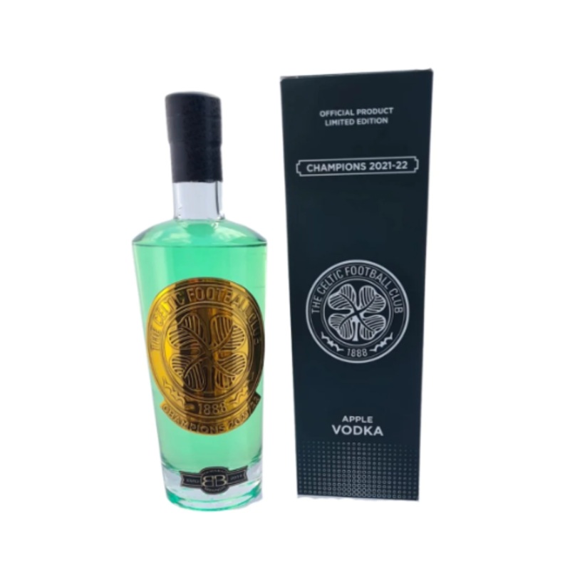 Celtic FC Officially Licensed Champions 2021/22 Limited Edition Apple Vodka | 700ML