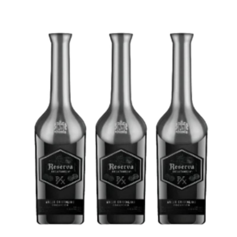 Jose Cuervo De La Familia Anejo Cristalino Tequila (3) Bottle Bundle