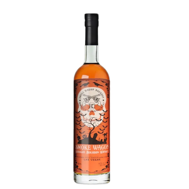 Smoke Wagon Glow In The Dark Halloween Limited Edition 2023 Straight Bourbon Whisky
