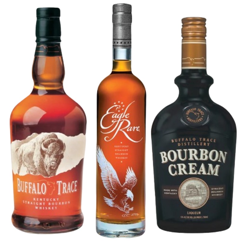 Buffalo Trace Eagle Rare Bourbon Cream (3) Bottle Bundle