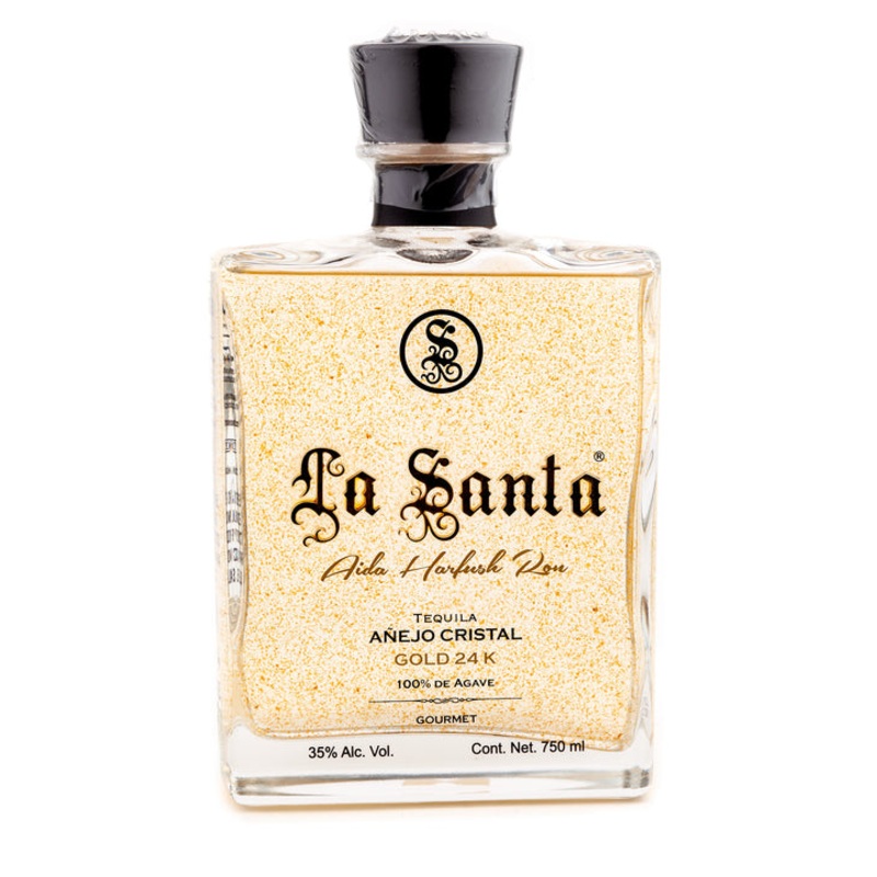 La Santa Anejo Cristal Gold 24k Tequila
