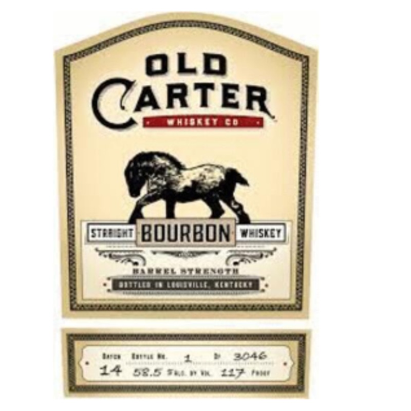 Old Carter Whiskey Co Barrel Strength Batch #16 Straight Bourbon Whisky