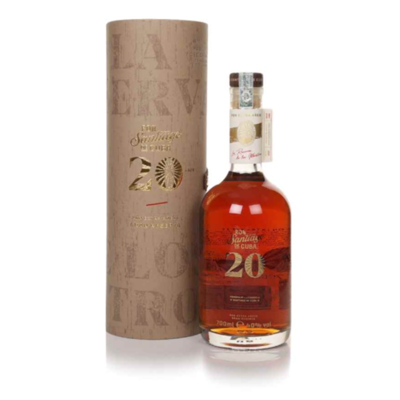 Ron Santiago de Cuba 20 Year Old Extra Anejo Gran Reserva Rum | 700ML