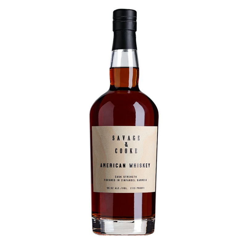 Savage & Cooke Finished in Zinfandel Barrels American Whiskey