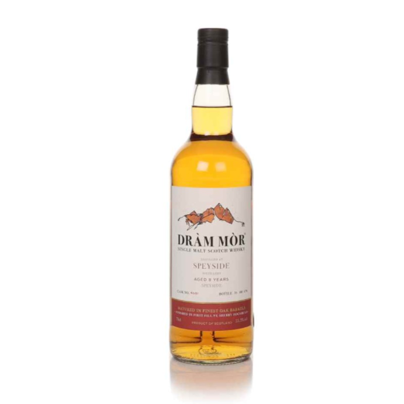 Speyside 8 Year Old Cask #4081 Dram Mor Single Malt Scotch Whisky | 700ML