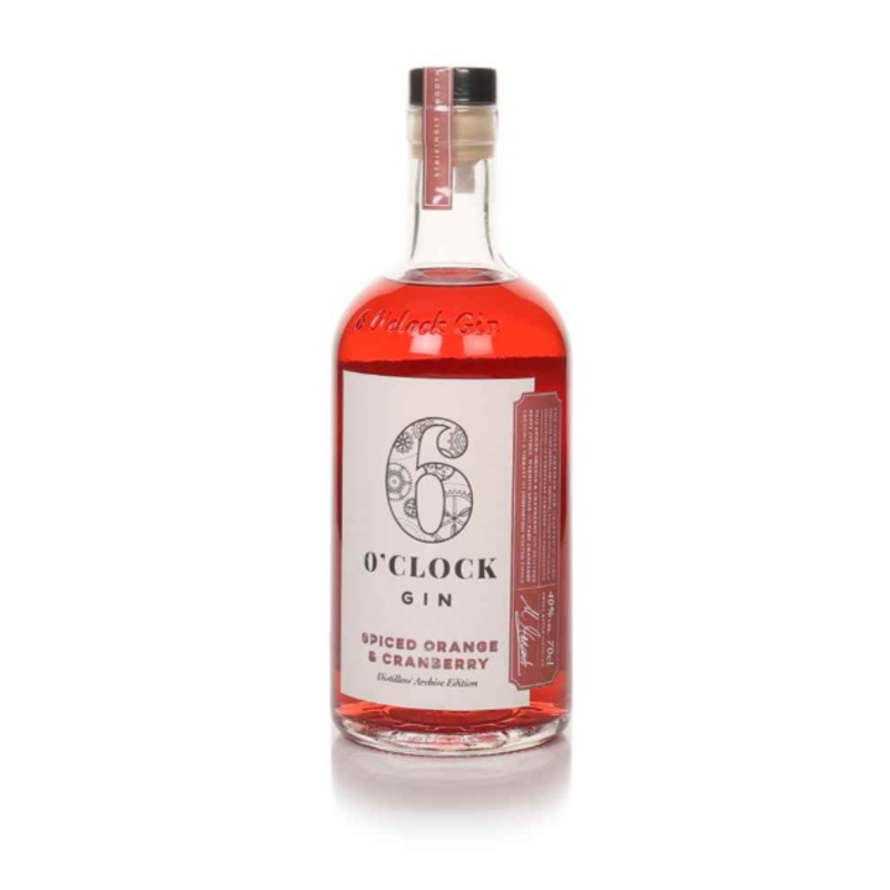 6 O'clock Spiced Orange & Cranberry Gin | 700ML