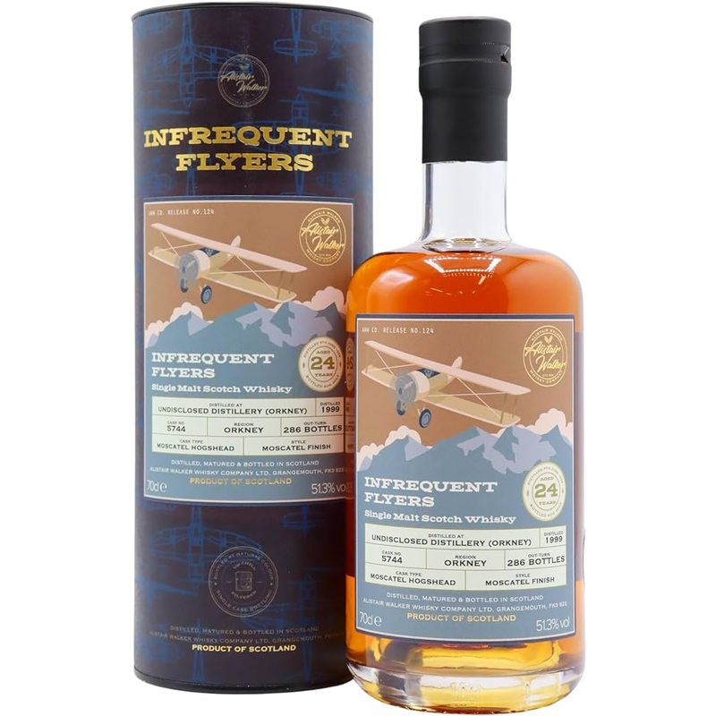 Undisclosed Orkney Infrequent Flyers Moscatel Finish 1999 24 Year Old Whisky | 700ML