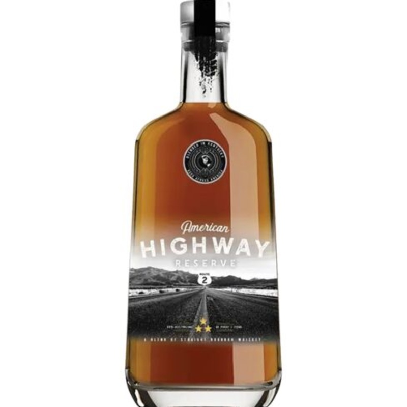 American Highway Reserve Route 2 Bourbon Whisky