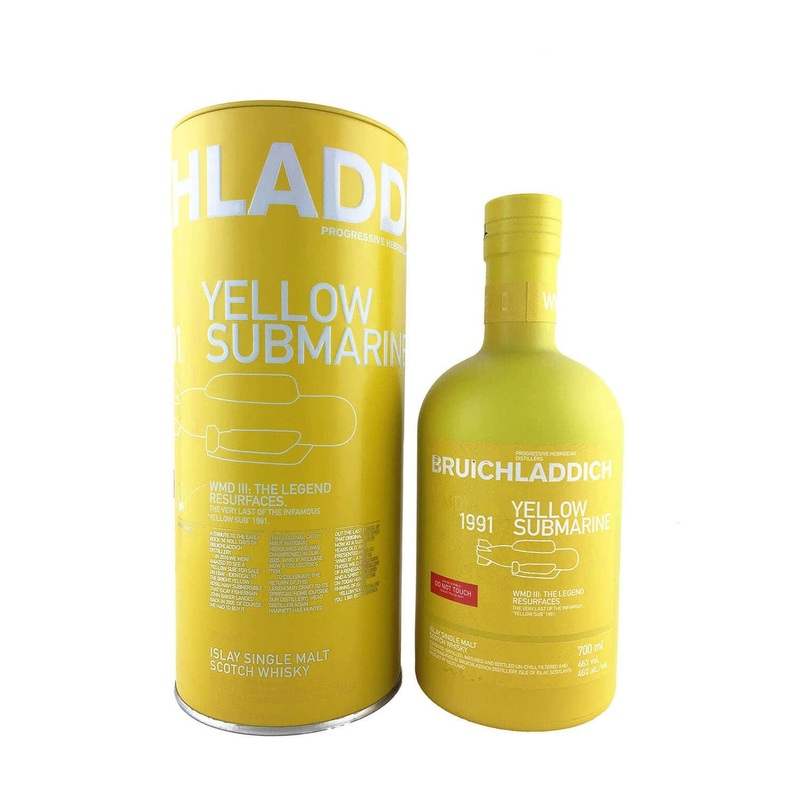Bruichladdich WMD III Yellow Submarine 1991 25 Year Old Whisky | 700ML