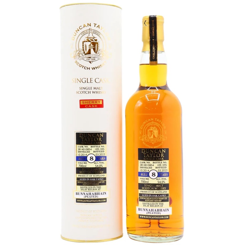 Bunnahabhain Heavily Peated Single Cask #3814010854 2014 8 Year Old Whisky | 700ML