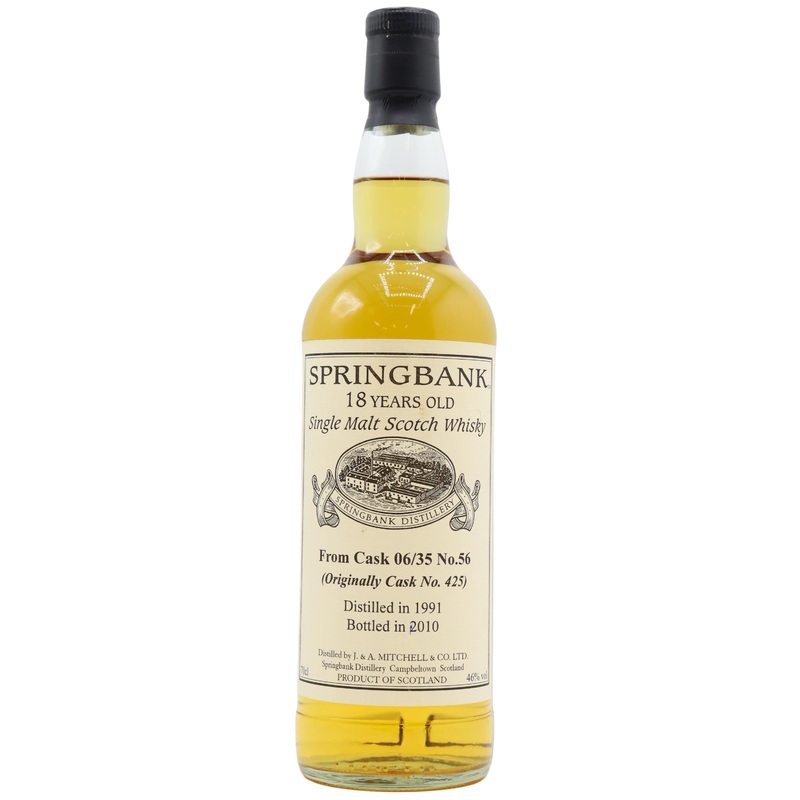 Springbank Single Cask #56 1991 18 Year Old Whisky | 700ML