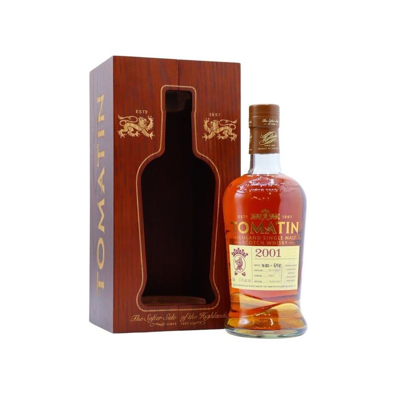 Tomatin Single Cask #34872 (UK Exclusive) 2001 20 Year Old Whisky | 700ML