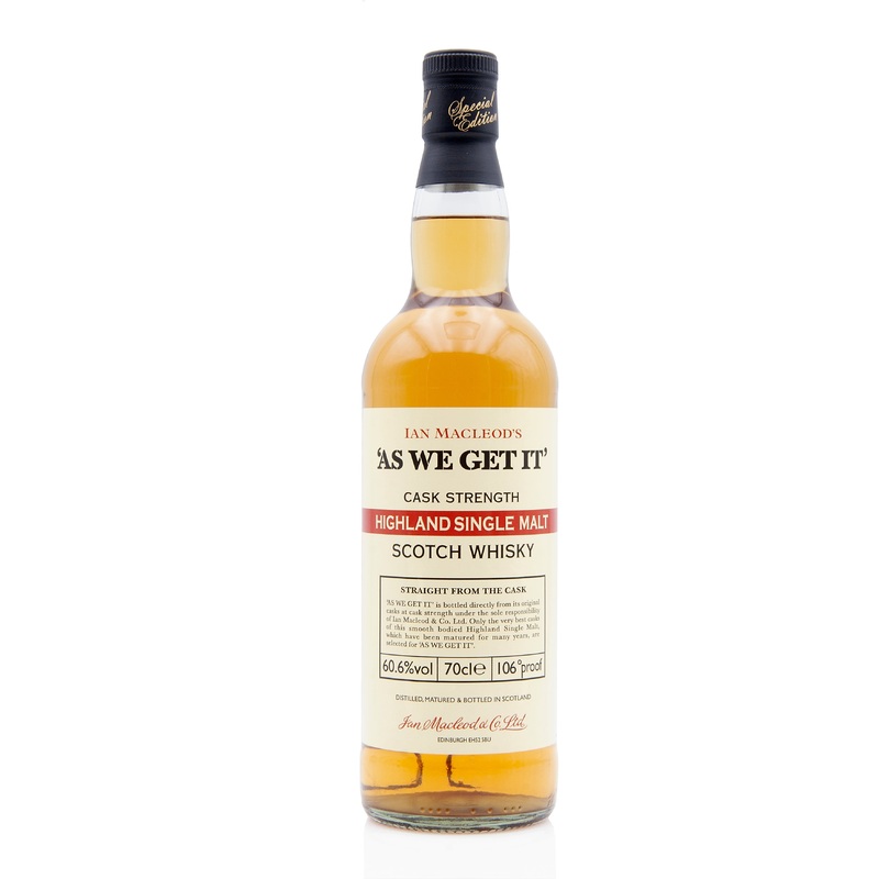 Undisclosed Highlands "As We Get It" Cask Strength Whisky | 700ML