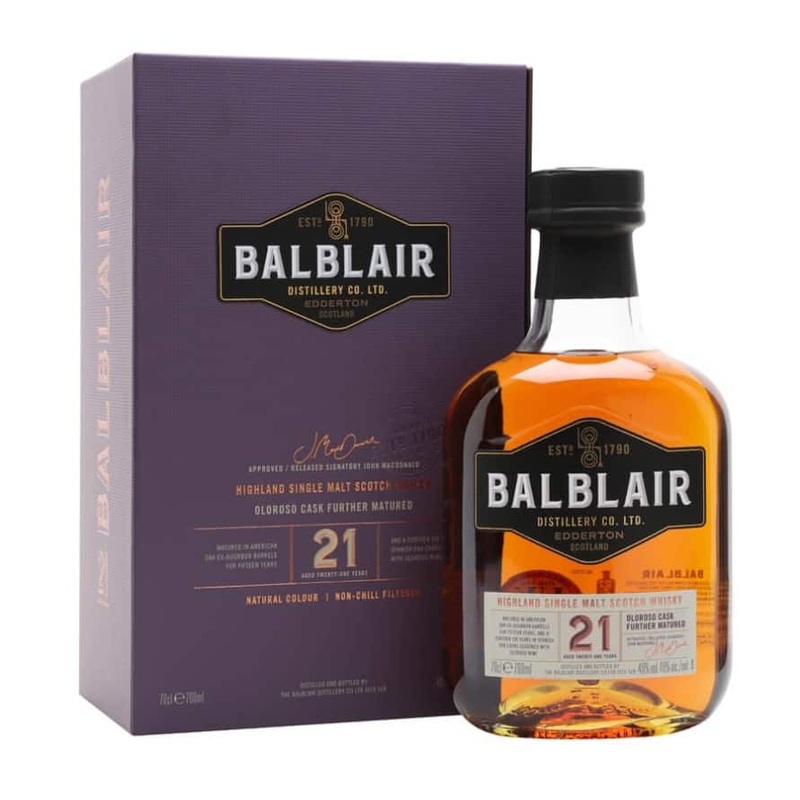 Balblair Highland Single Malt Scotch 21 Year Old Whisky | 700ML