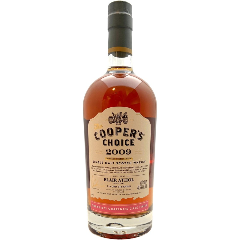 Blair Athol Cooper's Choice Pineau Des Charentes Finish 2009 12 Year Old Whisky | 700ML