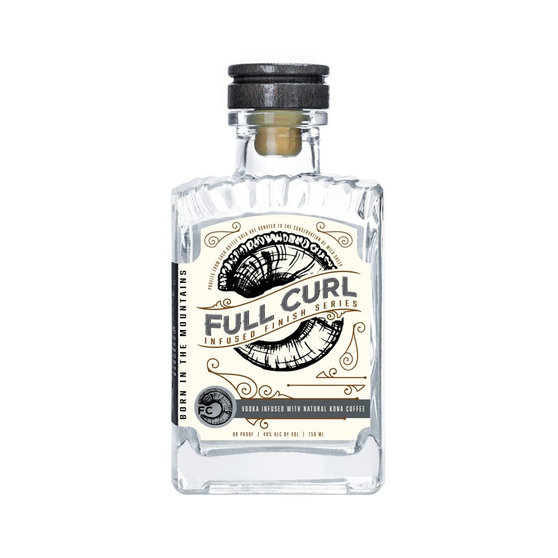 Full Curl Vodka Infused With Natural Kona Coffee