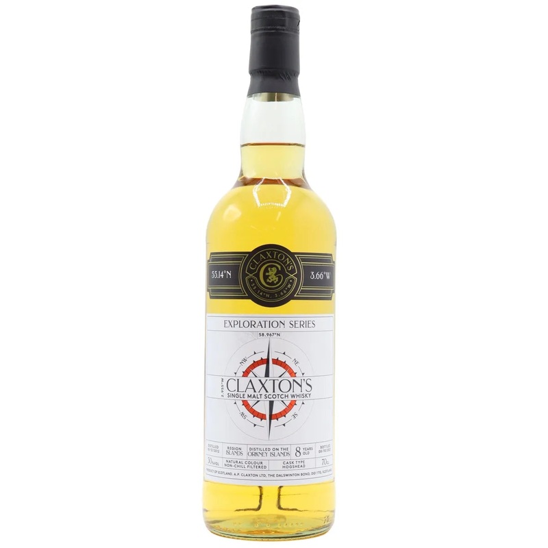 Undisclosed Orkney Claxton's Exploration Series Bourbon Hogshead 8 Year Old Whisky | 700ML