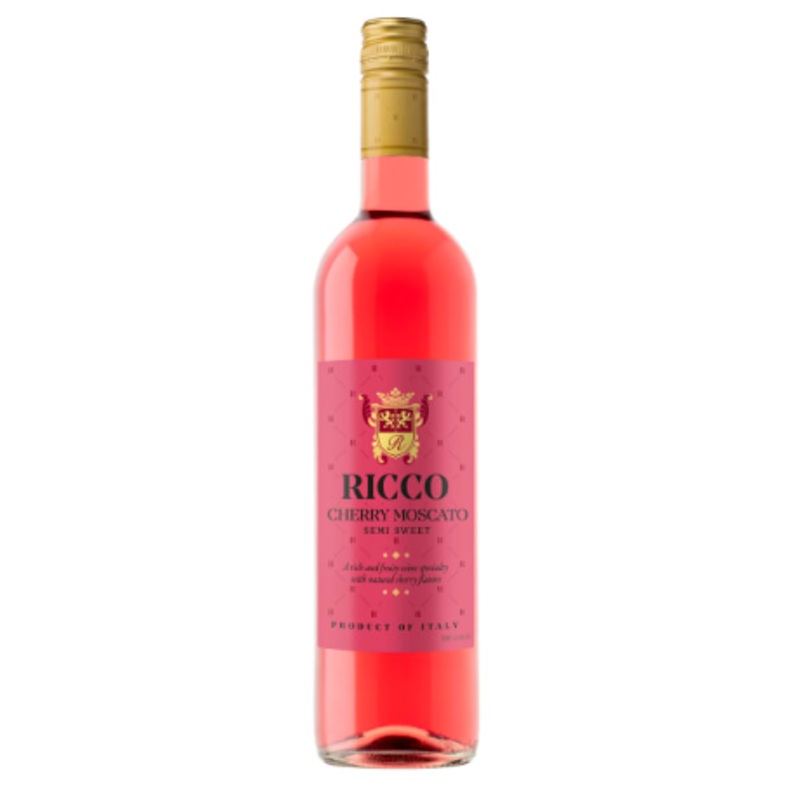 Ricco | Cherry Moscato Semi Sweet - NV