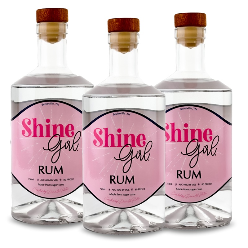 Shine Girl Rum | Limited Edition (3) Bottle Bundle