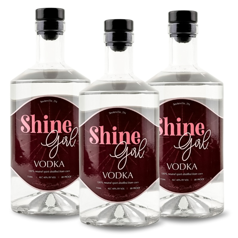 Shine Girl Vodka (3) Bottle Bundle