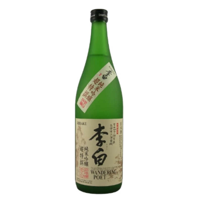 Rihaku Wandering Poet Junmai Ginjo Sake | 720ML