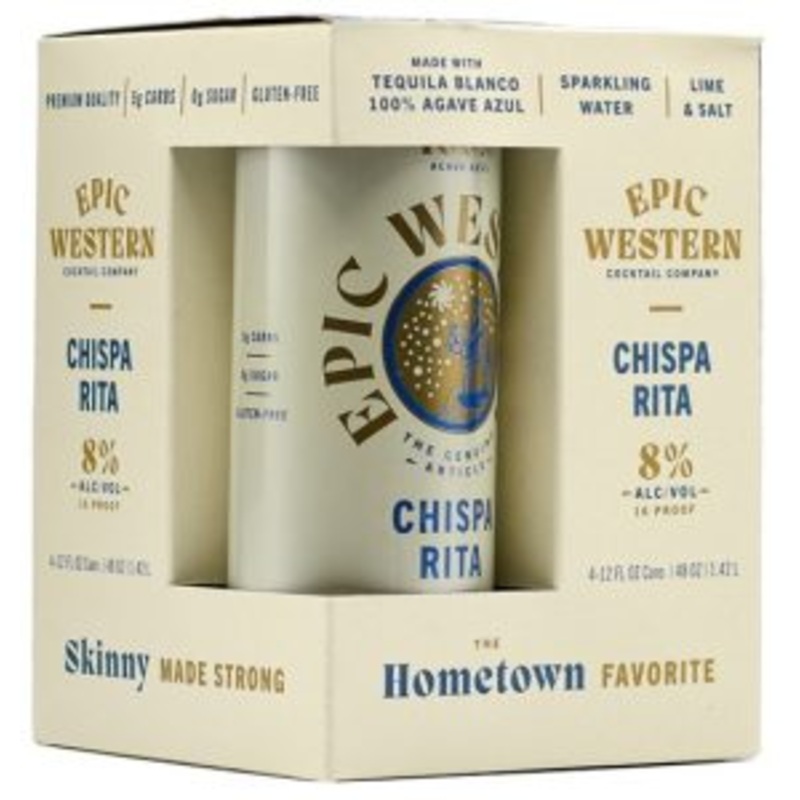 Epic Western Chispa Rita Skinny Margarita Cocktail | 4x355ML