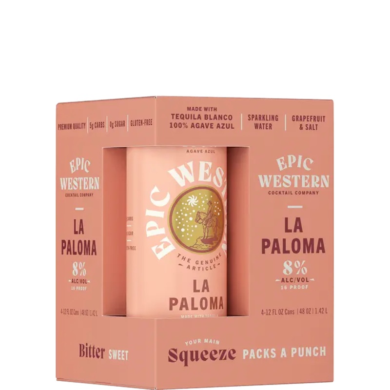 Epic Western La Paloma Cocktail | 4x355ML