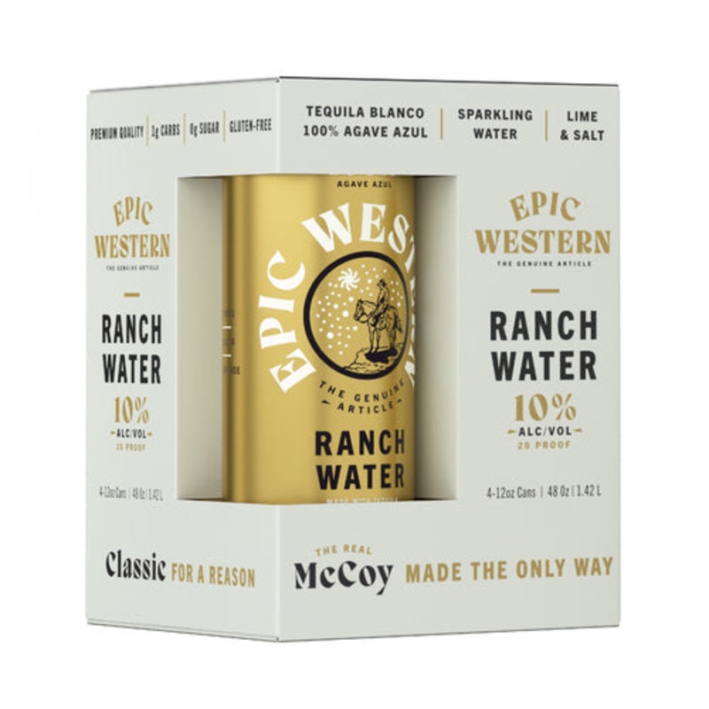 Epic Western Ranch Water Cocktail | 4x355ML