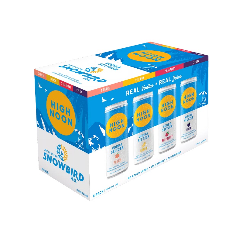 High Noon Hard Seltzer LE Snowbird Pack Cocktail | 8x355ML