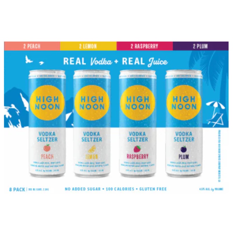 High Noon Vodka & Soda Snowbird Cocktail | 8x355ML