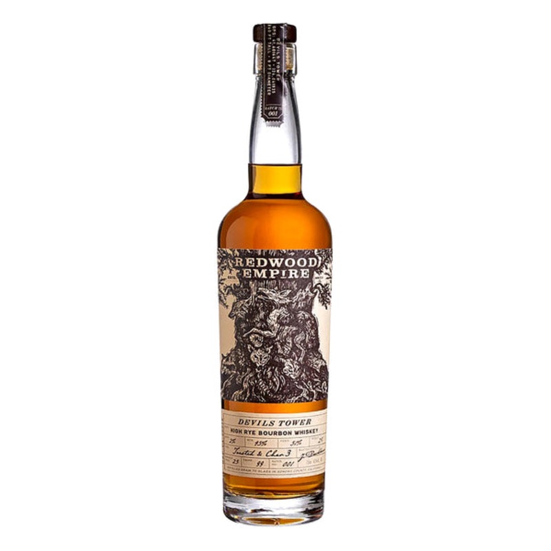 Redwood Empire Devils Tower High Rye Bourbon Whiskey
