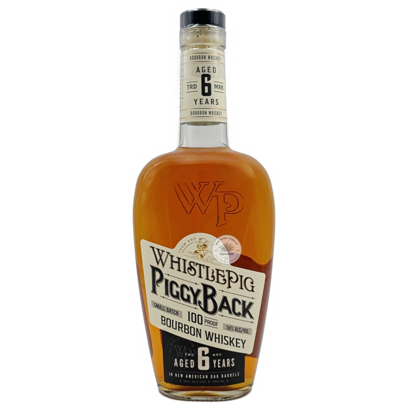 Whistlepig Piggy Back Rye 6 Year Old 100 Proof Whiskey