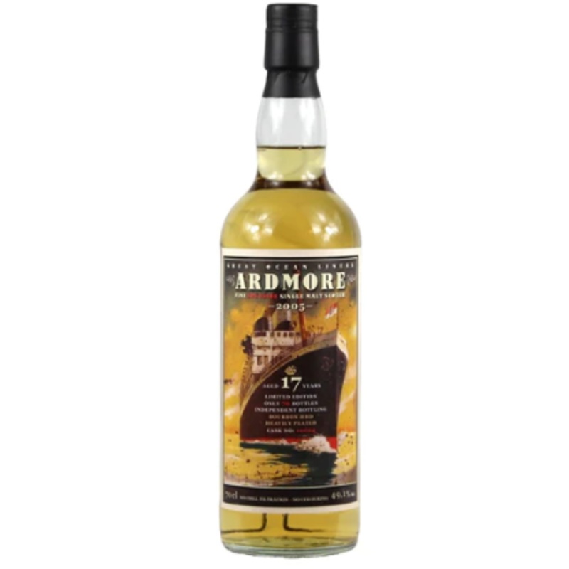 Ardmore 17 Year Old Great Ocean Liners Jack Wiebers Cask #10064 Single Malt Scotch Whisky | 700ML